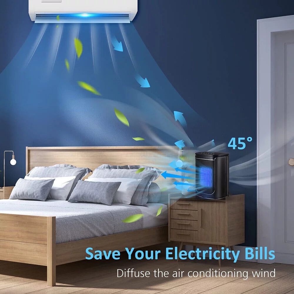 2in1 Portable Air Cool&Heat Fan I359