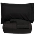 Black 5 Piece Bed in a Bag Comforter Set King Z3939