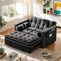 3 in 1 Convertible Sleeper Sofa Bed with USB Ports & Side Pockets U558794