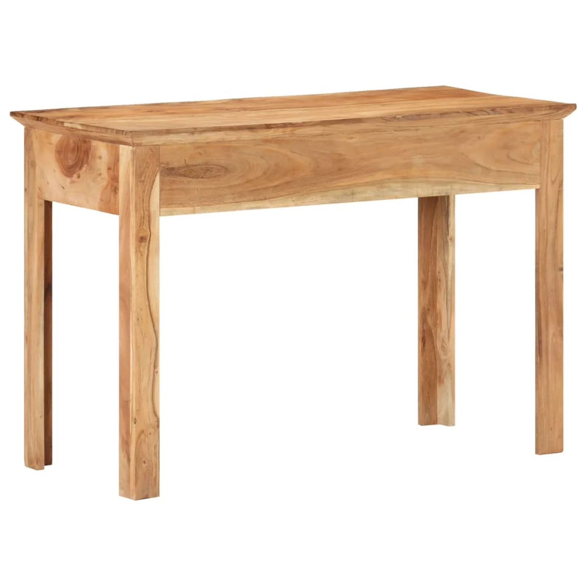 Reclaimed Wood Writing Desk with 2 Storage Drawers E96508