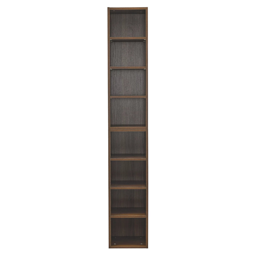 8-Tier Media Tower Rack with Adjustable Shelves Q2970