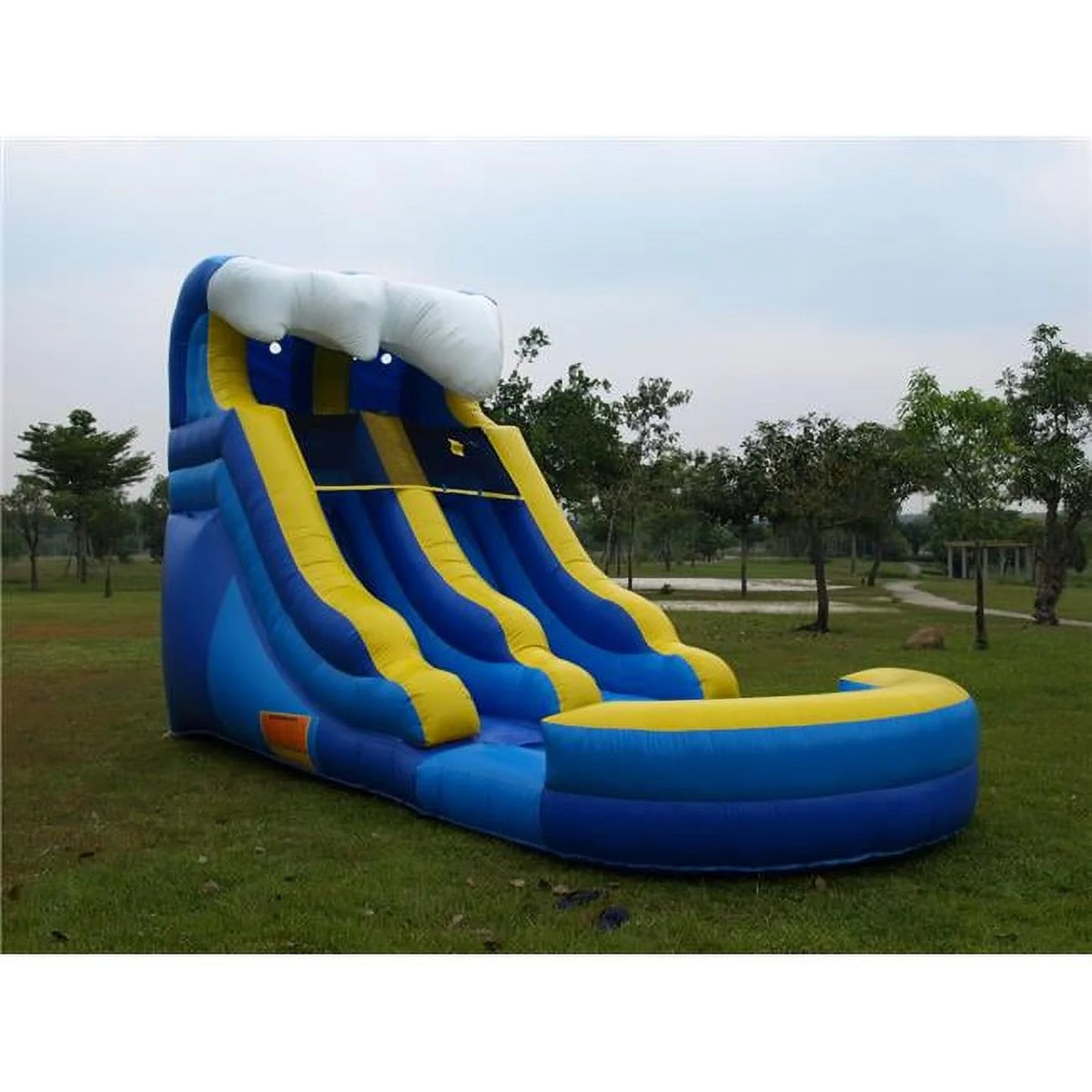 Commercial Grade PVC Vinyl Inflatable Water Slide 12ft with 1HP Blower W53652