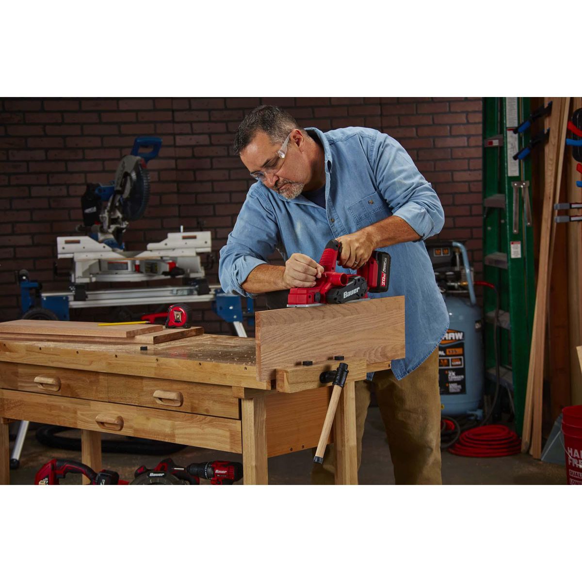 60 in. 3-Drawer Hardwood Workbench Z46542