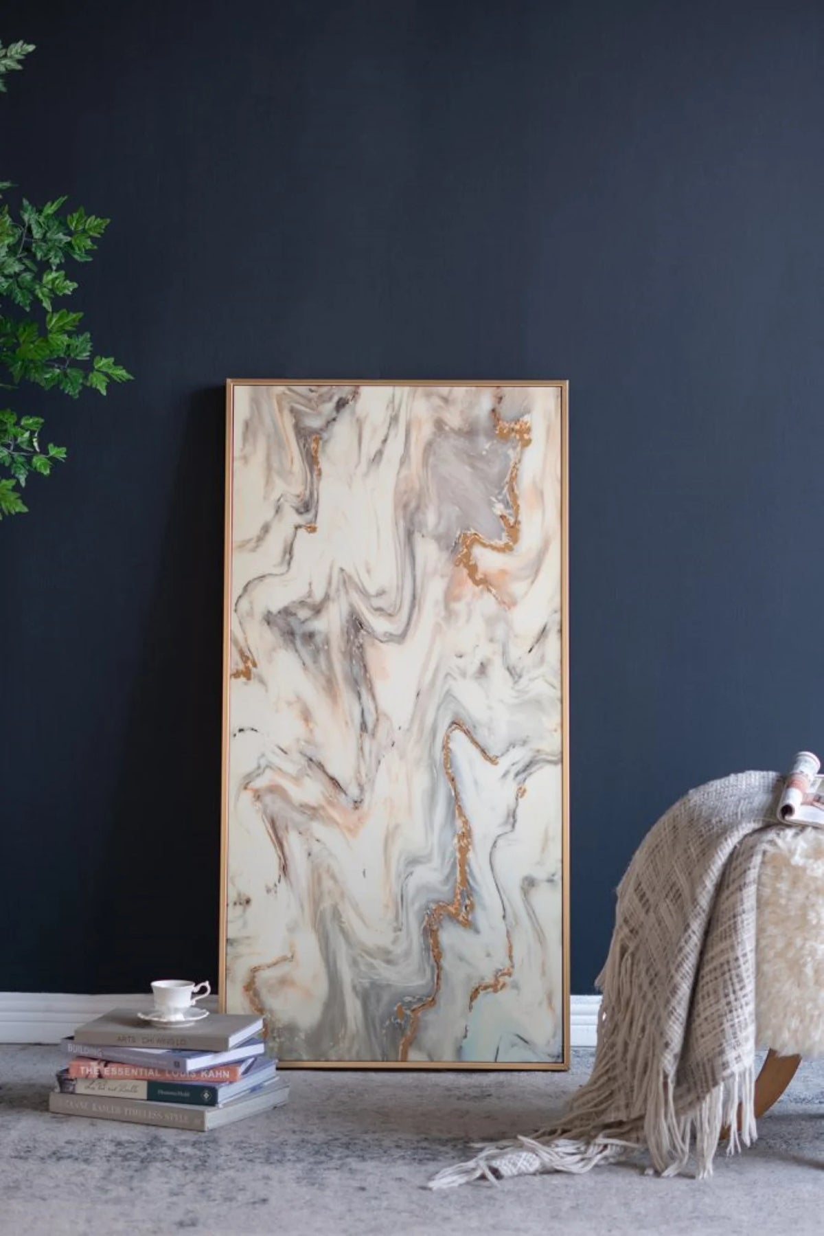 Marble Pattern Framed Wall Art P608805