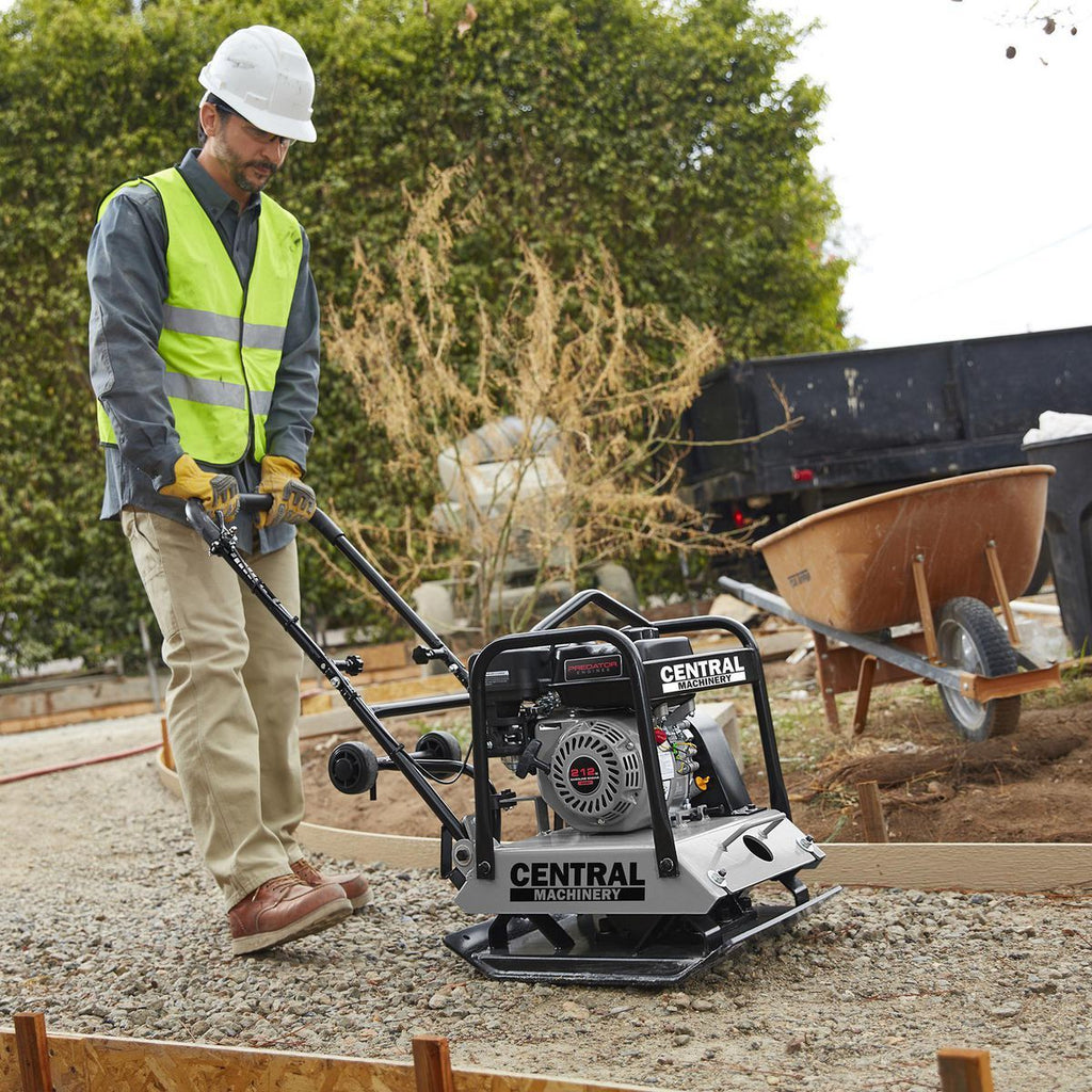 7 HP Plate Compactor with Wheel Kit T3055