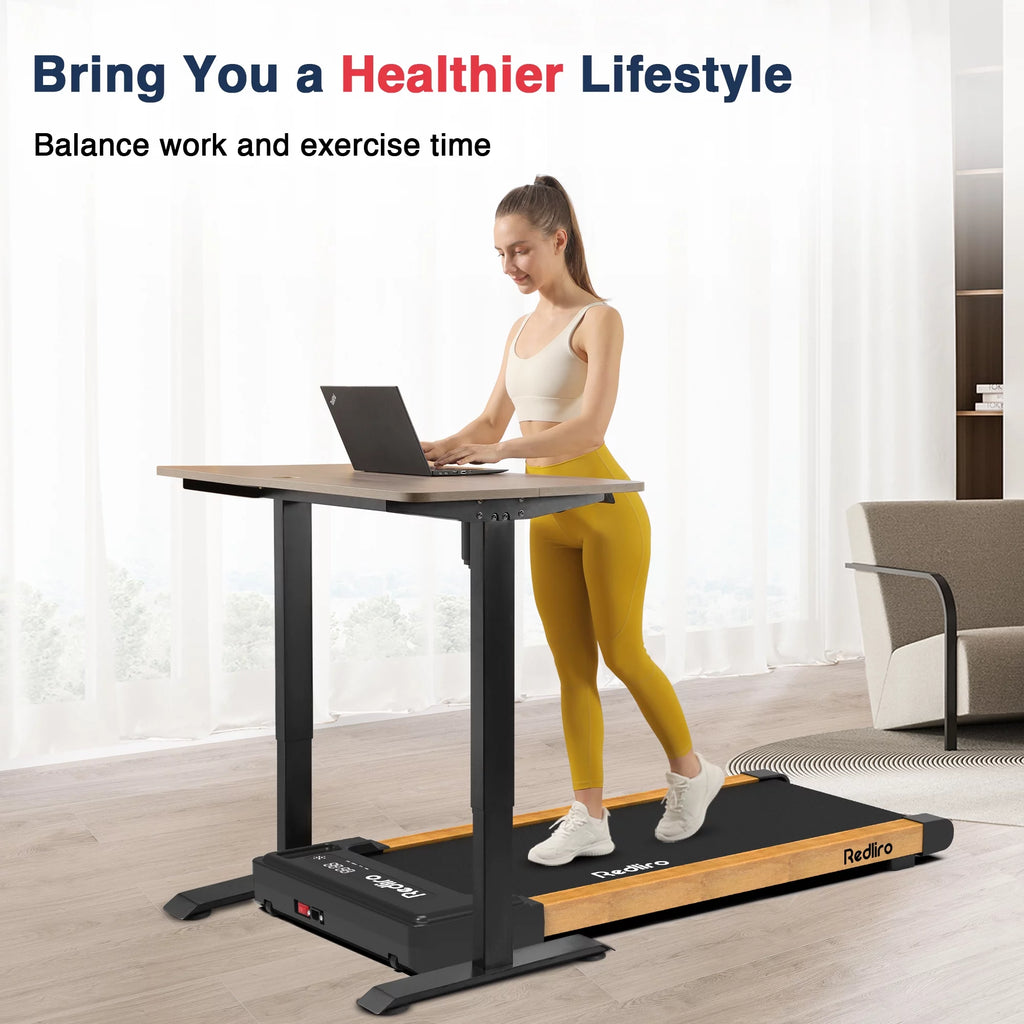 White 2.25HP Walking Pad Treadmill Q8063