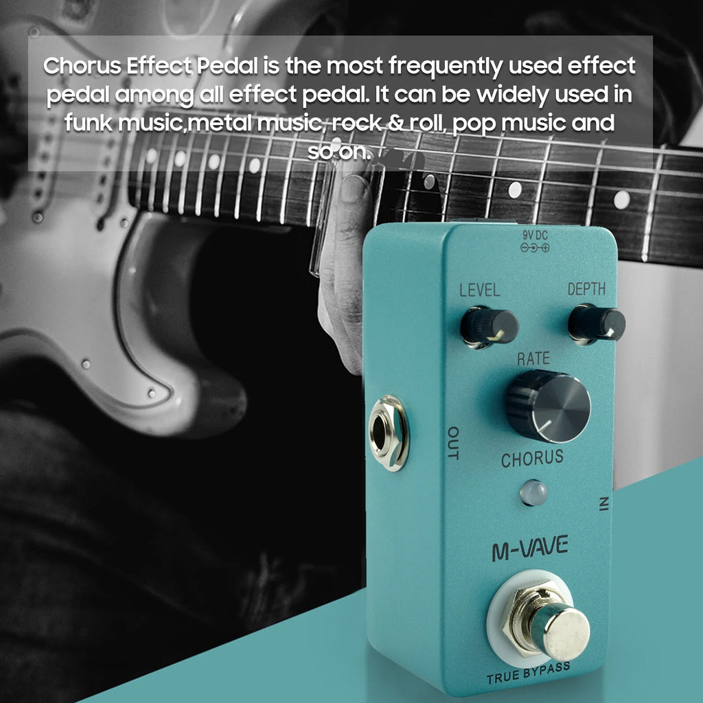 Analog Chorus Guitar Effect Pedal V604