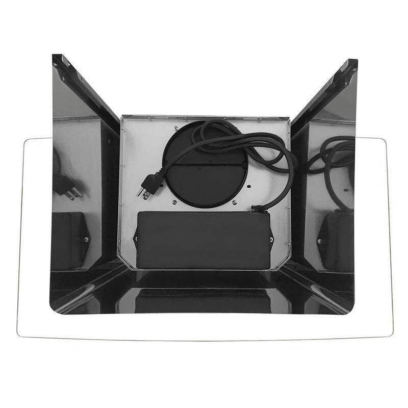 36 in. Stainless Steel Ductless Wall Mount Range Hood with Carbon Filter J245