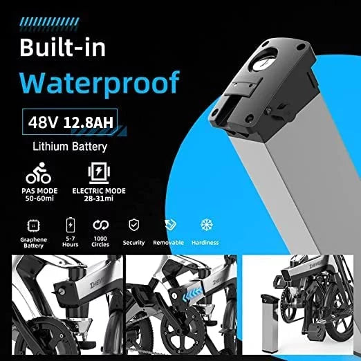 Folding Electric Bike 400W 48V 12.8AH N297484