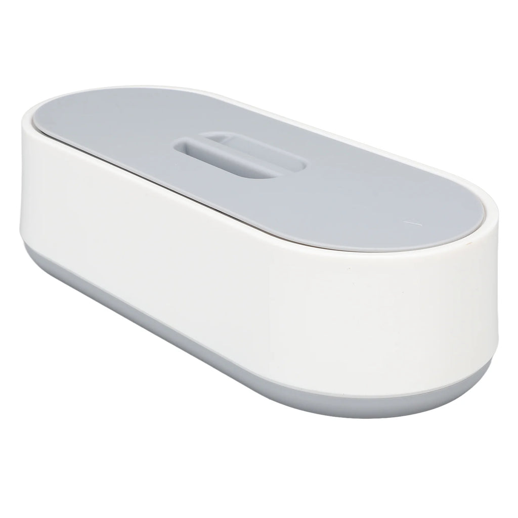 White and Grey Portable Ultrasound Cleaner D2218