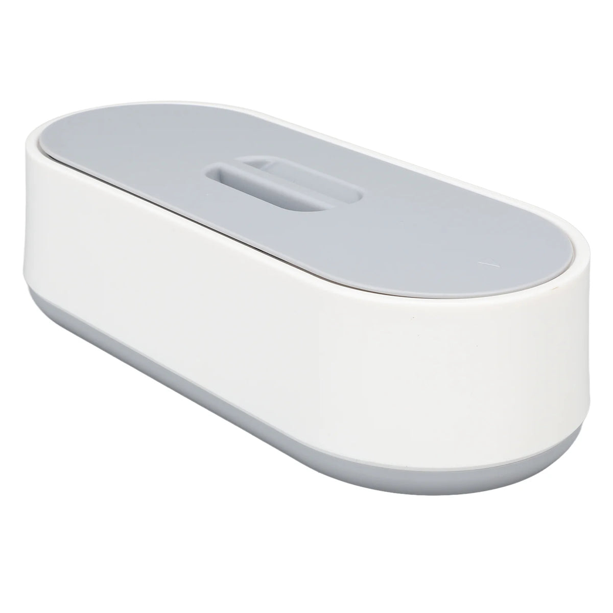 White and Grey Portable Ultrasound Cleaner D2218