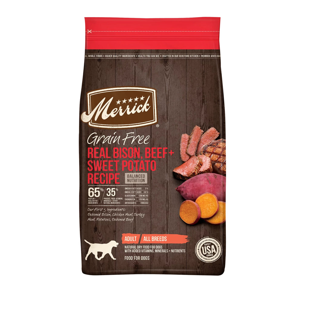 Grain Free Bison & Sweet Potato Dry Dog Food 22 lb Bag P2048