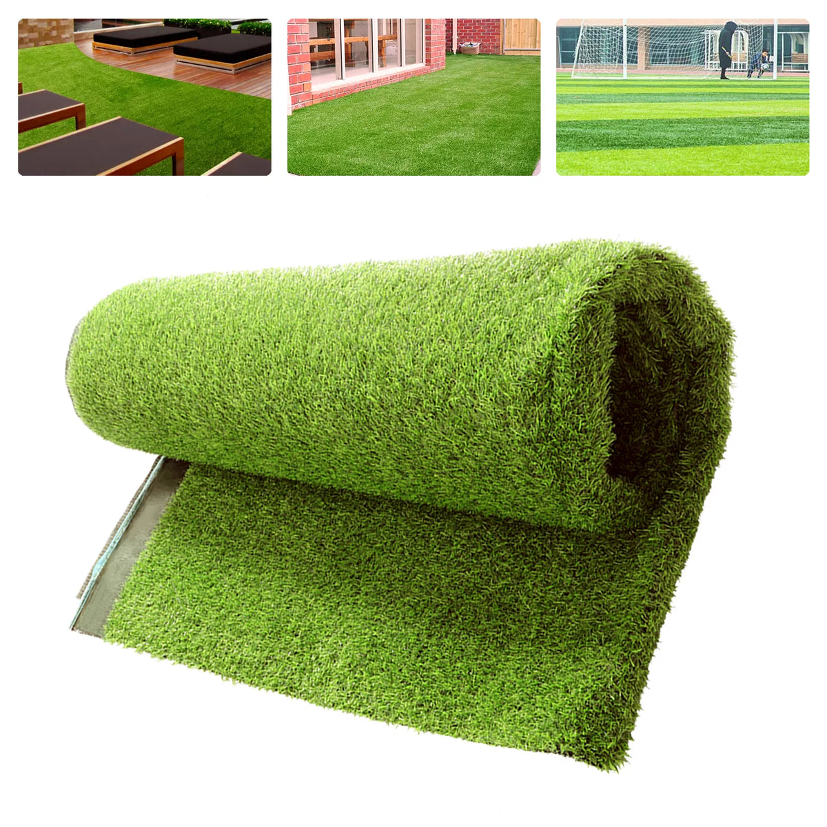 Artificial Grass Turf 5*2m Synthetic Thick Fake Faux Grass Rug Carpet Q958624