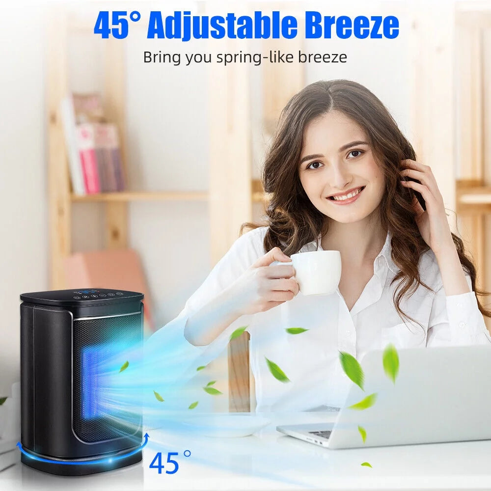 2in1 Portable Air Cool&Heat Fan I359