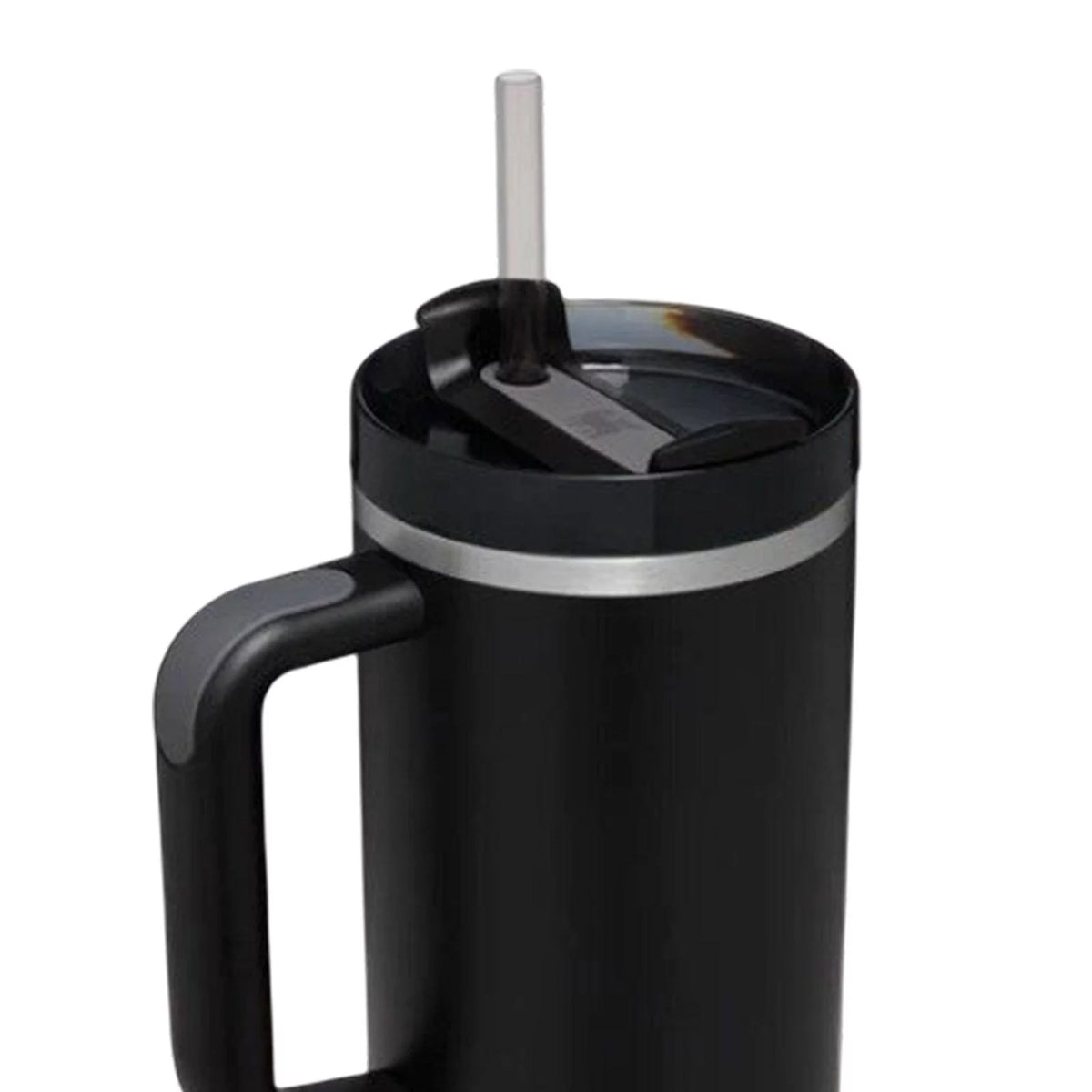 40oz Tumbler with Handle Lid and Straw D39364