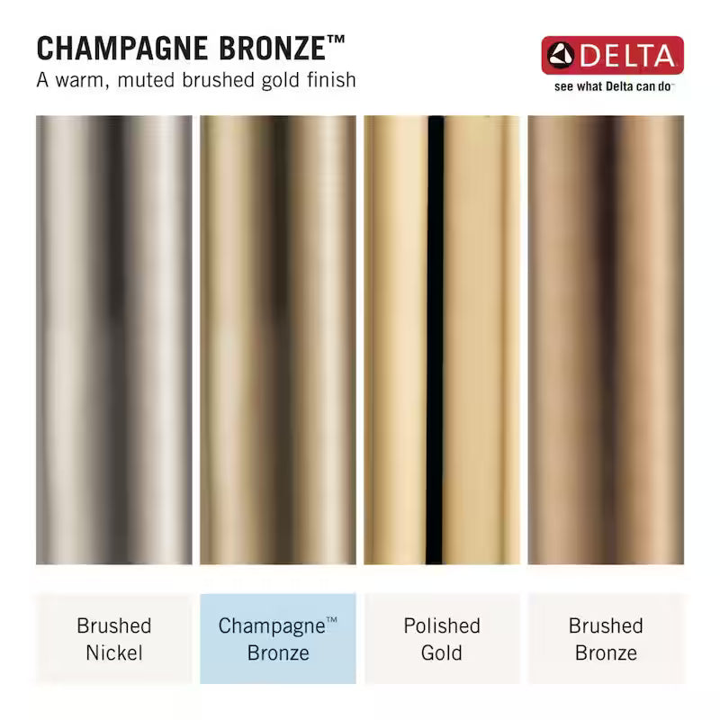 Single Hole Single-Handle Bathroom Faucet in Champagne Bronze U5744