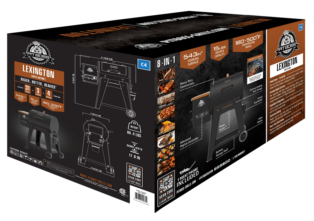 Wood Fired Pellet Grill and Smoker M318858