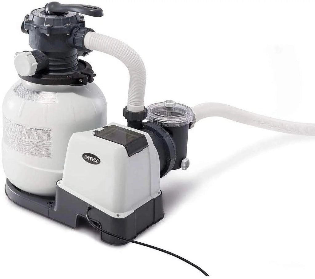 26ft X 52in Round Frame Pool Set with Sand Filter Pump L665096