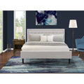 2-piece King Bedroom Set in Beige/Walnut R14822