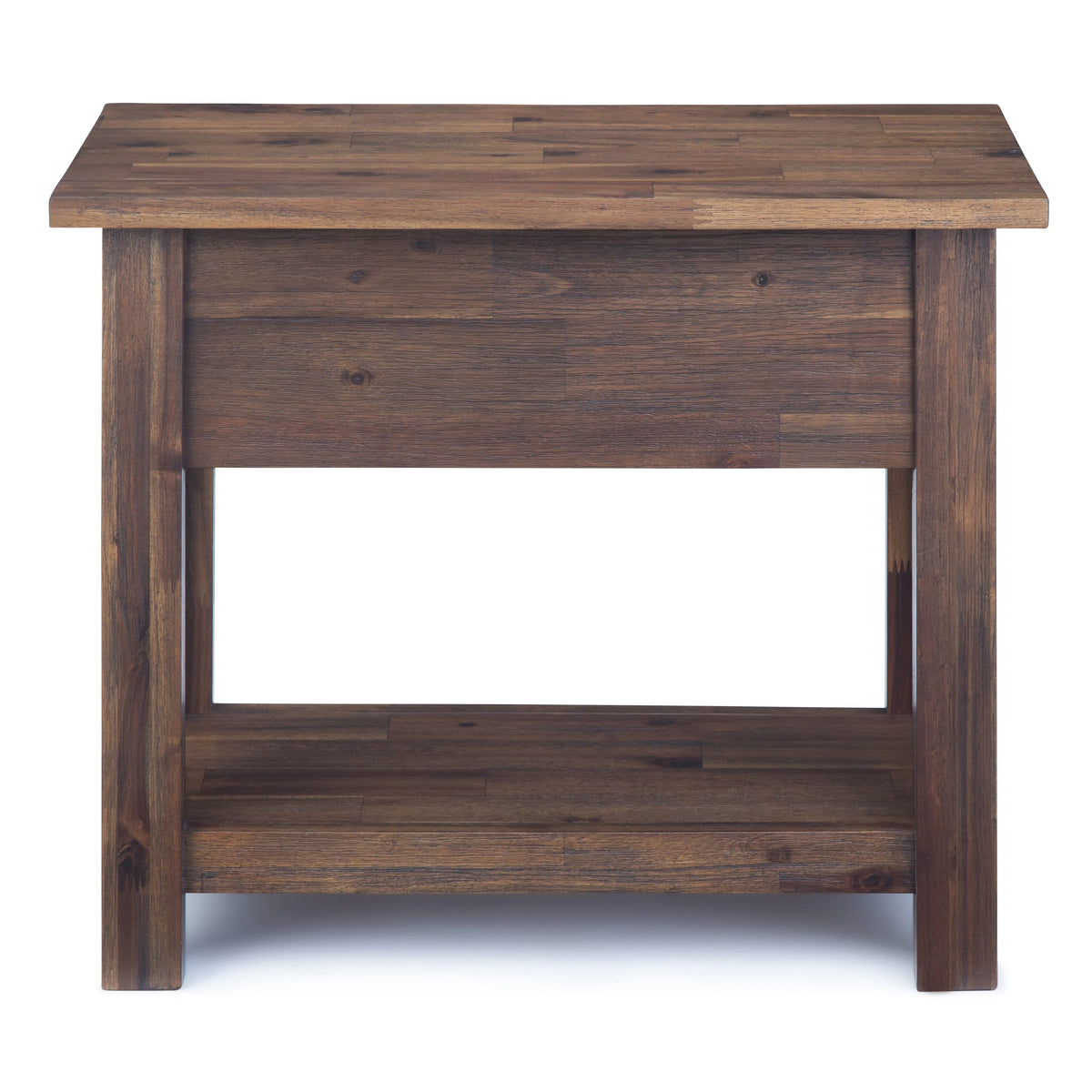 14 inch Wide Rustic Narrow Side Table Y604485