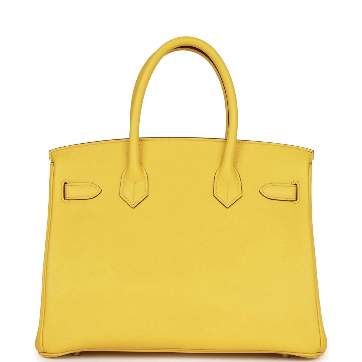 Birkin 30 Jaune de Naples Taurillon Novillo Palladium Hardware V543