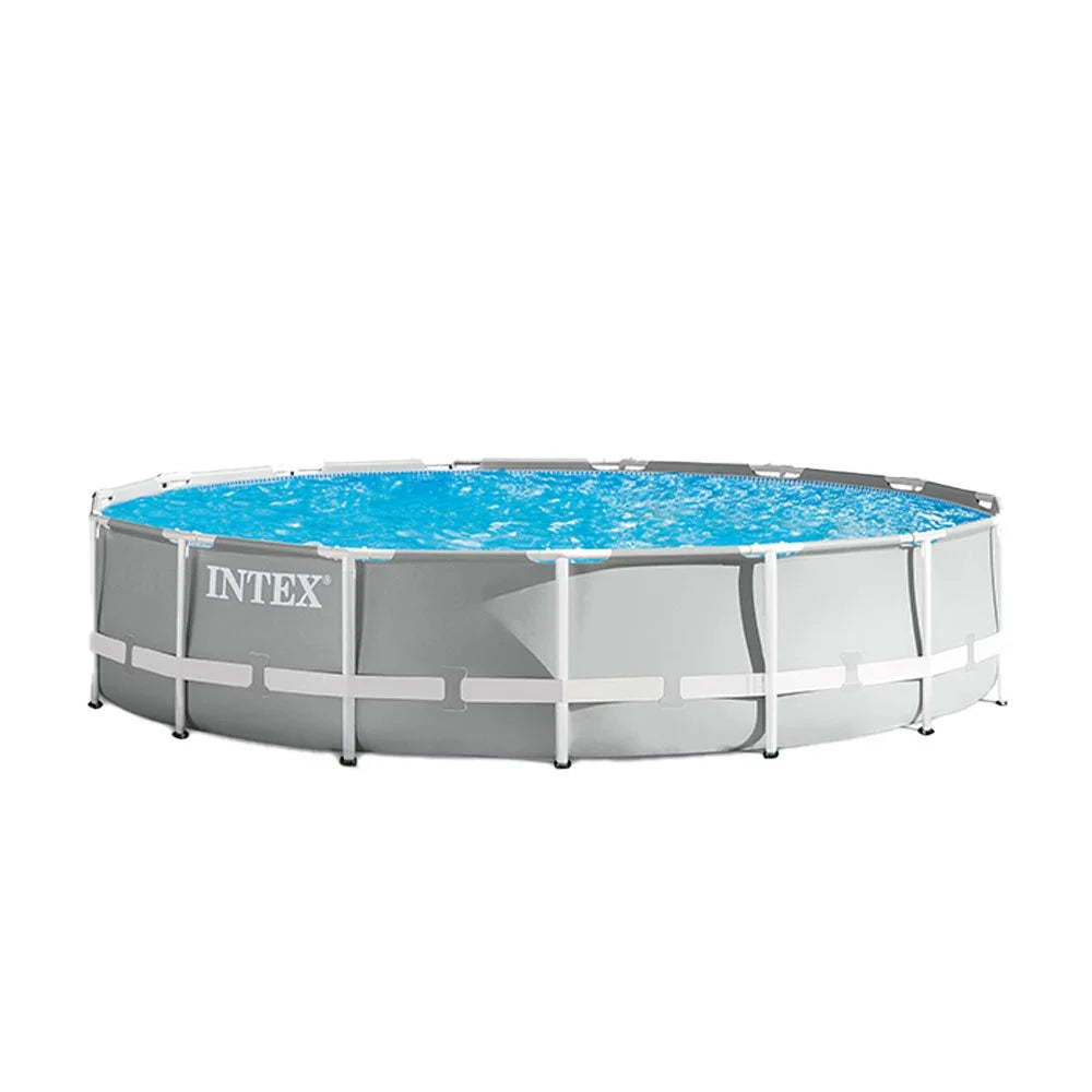 15 Foot x 42 Inch Prism Frame Above Ground Swimming Pool Set with Filter L522