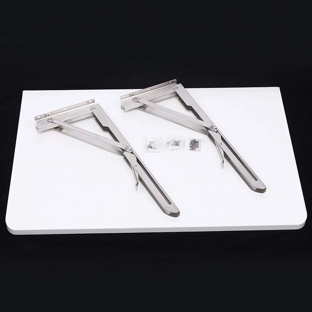 Wall Mounted Fold Down Desk 60cmx40cm White T635128