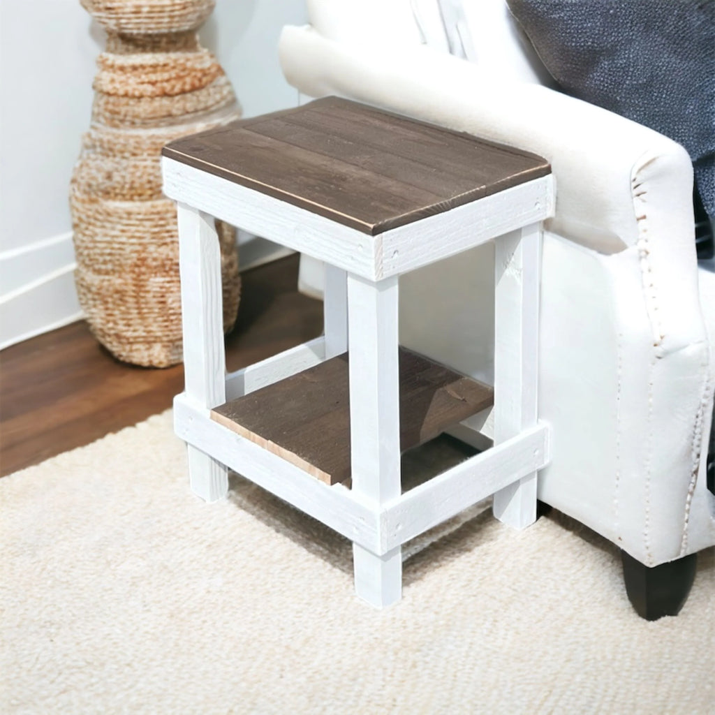 Reclaimed Wood Slim End Table K45571