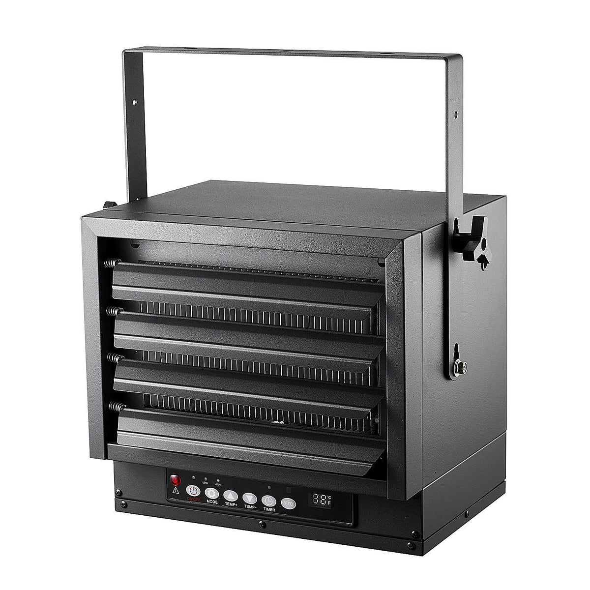 Black 7500W 240V Hard Wired Digital Electric Garage Heater with Remote G13536