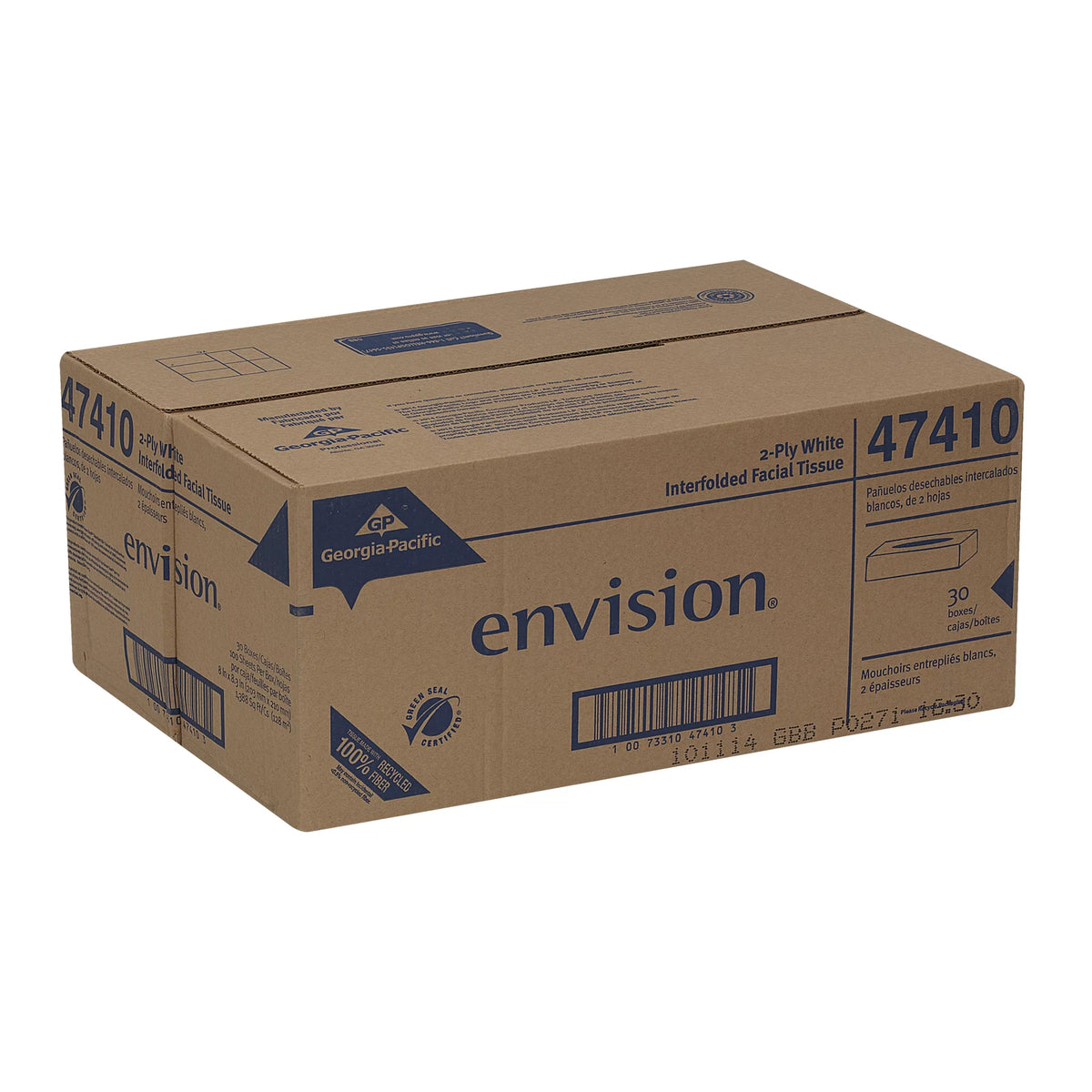 White 2-Ply Facial Tissue T104180