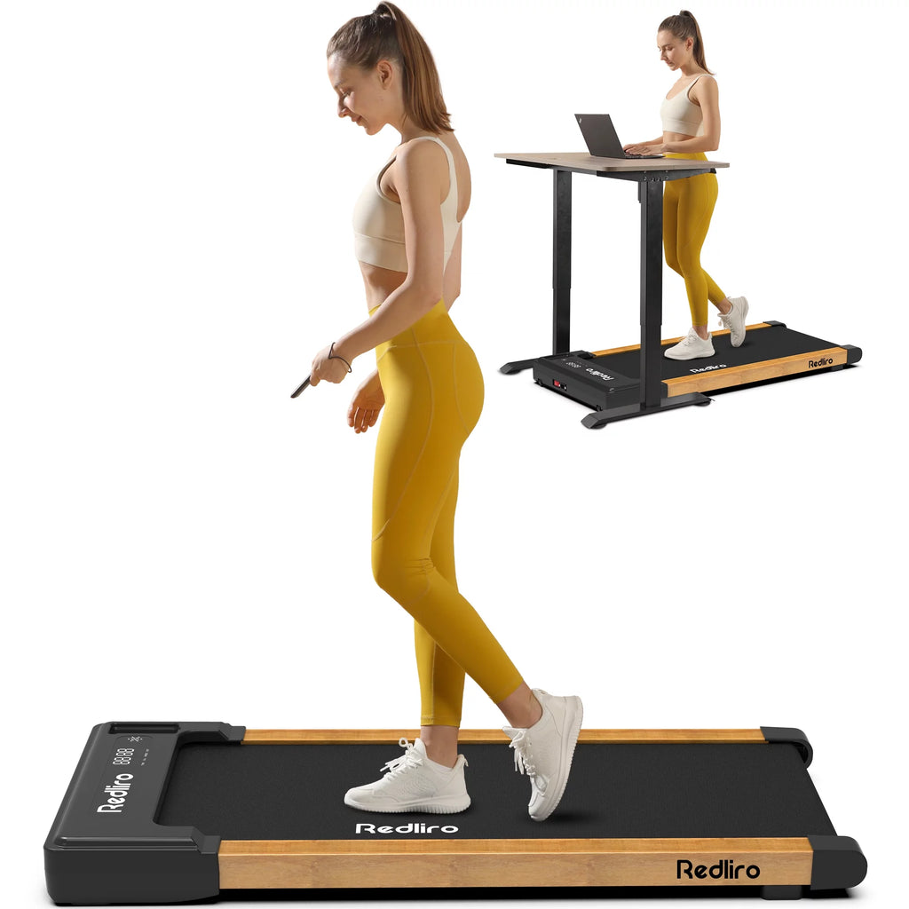 White 2.25HP Walking Pad Treadmill Q8063