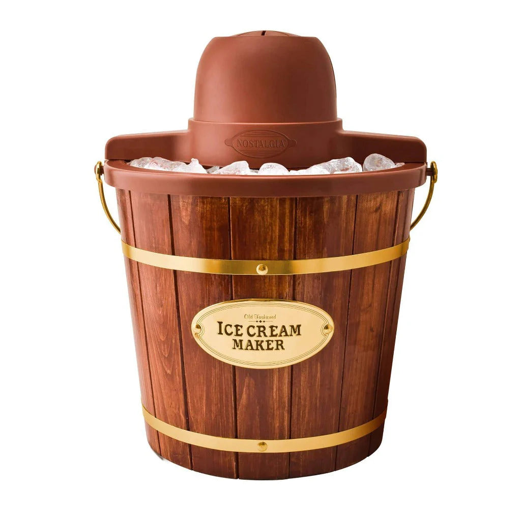 4-Quart Wood Bucket Ice Cream Maker B74753
