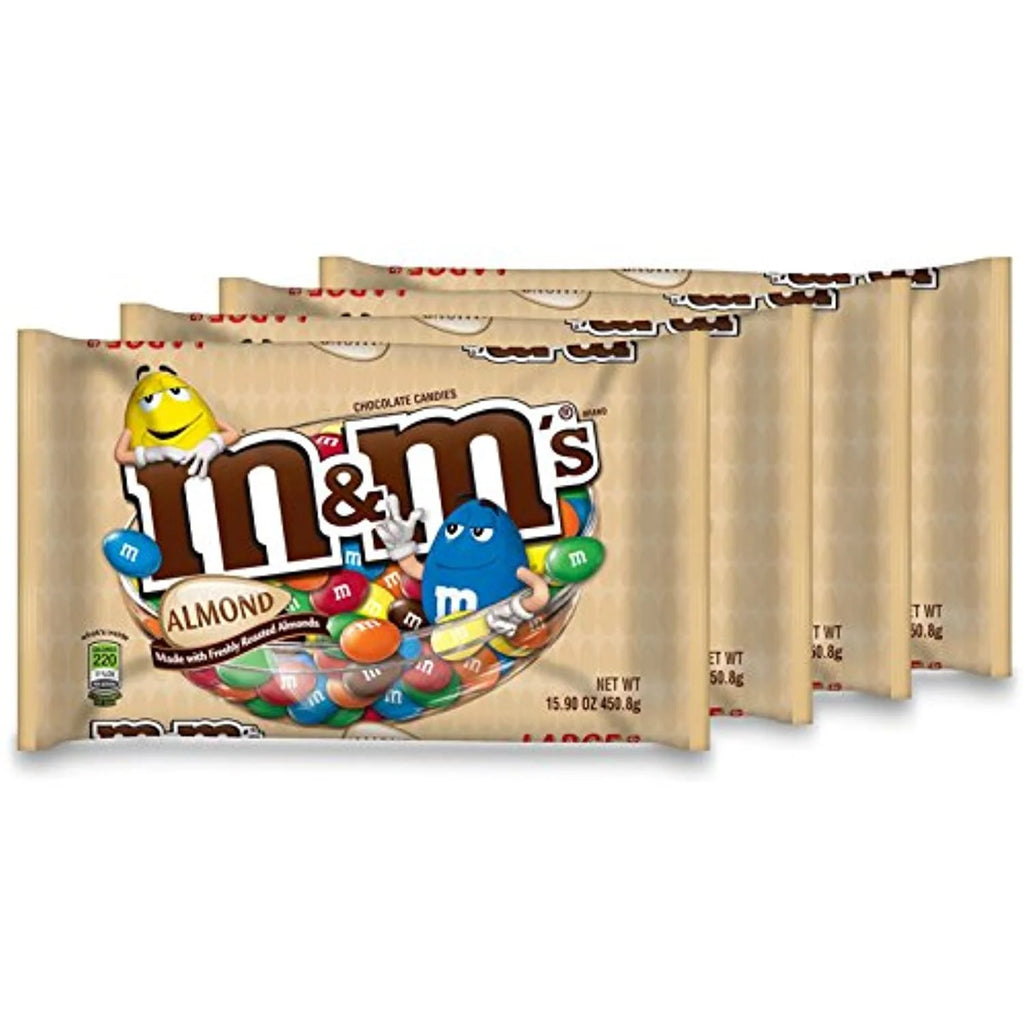 Almond Chocolate Candy 15.9-Ounce Bag Pack Of 4 O120