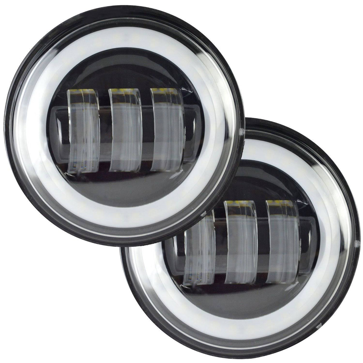 4.5 inch Round LED Halo Passing Lamp Kit X6303