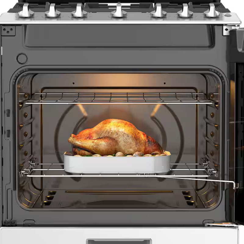 5.1 cu.ft. Gas Range with Self-Cleaning Stainless Steel O38090