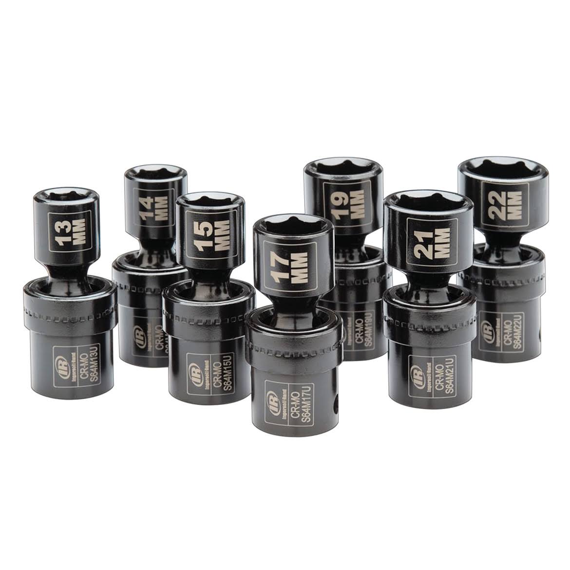 7-Piece 1/2x22 Universal Metric Impact Socket Set L1320