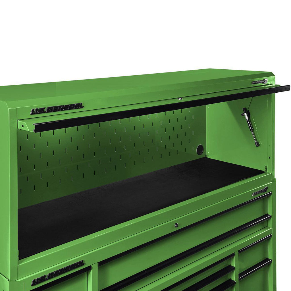 72 in. x 22 in. Green Work Center Hutch E61327