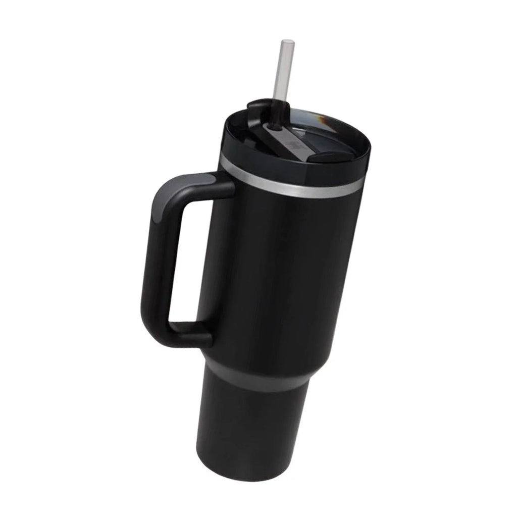 40oz Tumbler with Handle Lid and Straw D39364