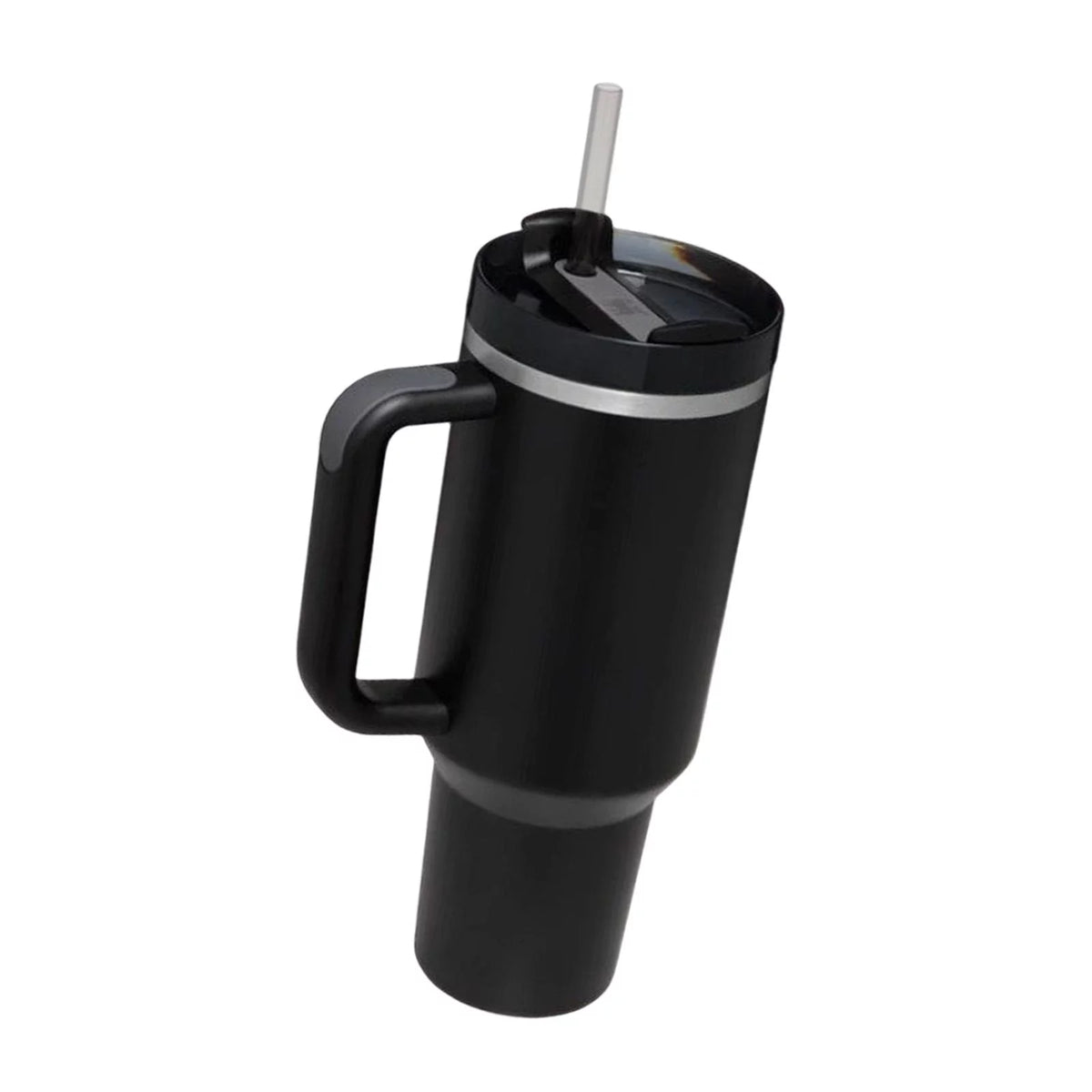 40oz Tumbler with Handle Lid and Straw D39364