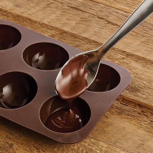 Non-Stick Silicone Semi Sphere Forms Set of 2 O6351