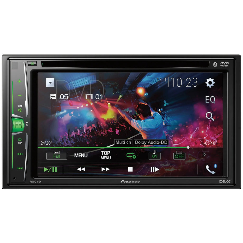 6.2 Double-DIN In-Dash Car Stereo DVD Receiver with Bluetooth V314
