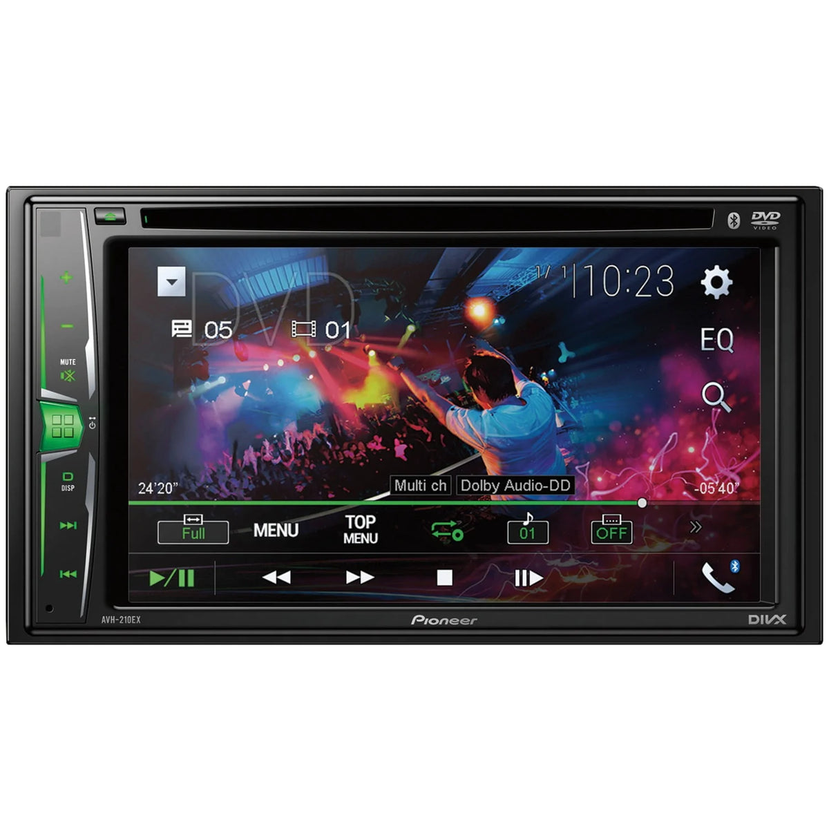 6.2 Double-DIN In-Dash Car Stereo DVD Receiver with Bluetooth V314