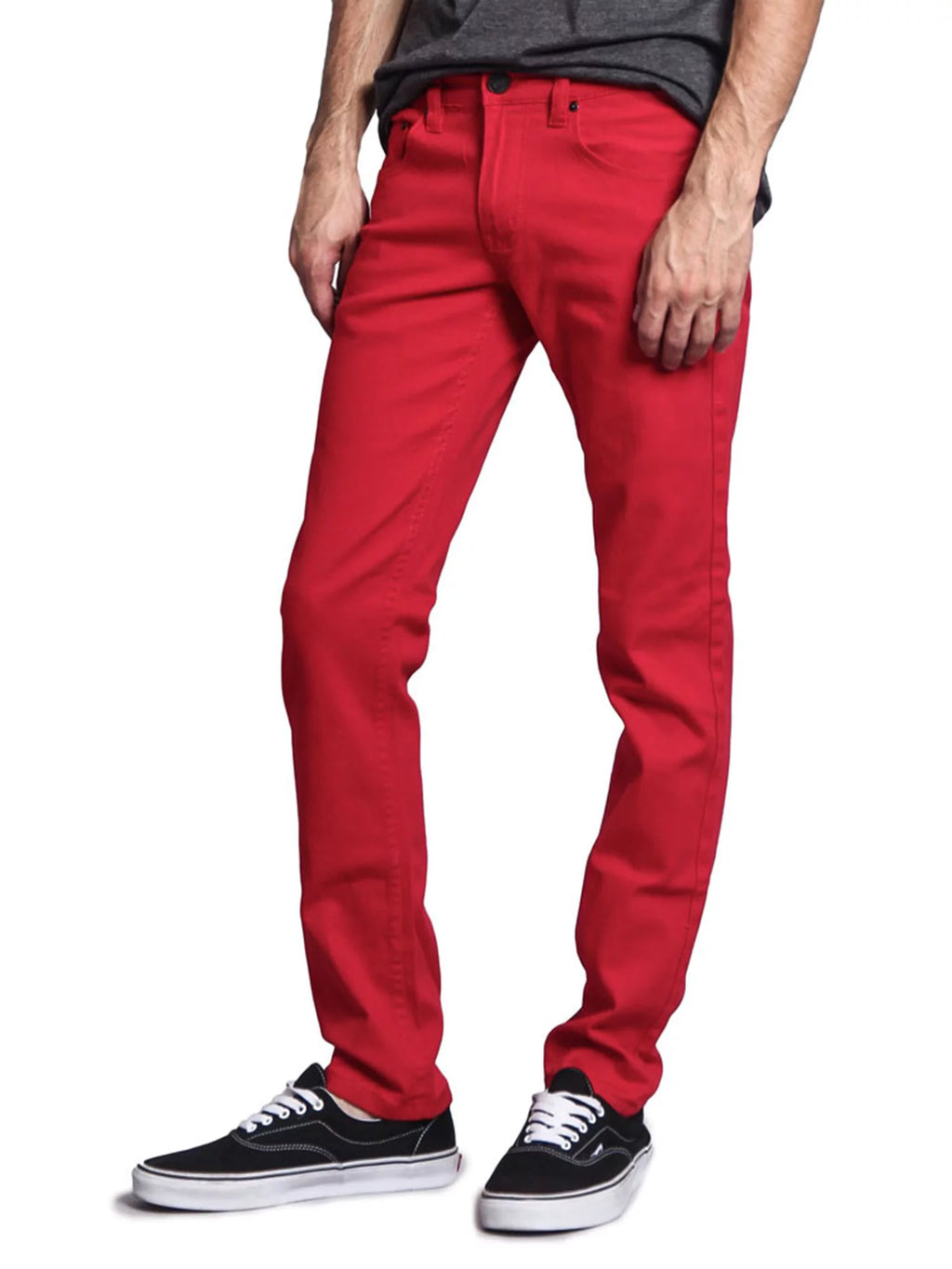 Slim Fit Colored Stretch Jeans F8684
