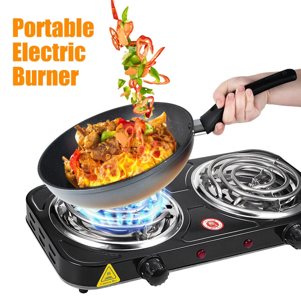 Double-burner Electric Hot Plate A7749