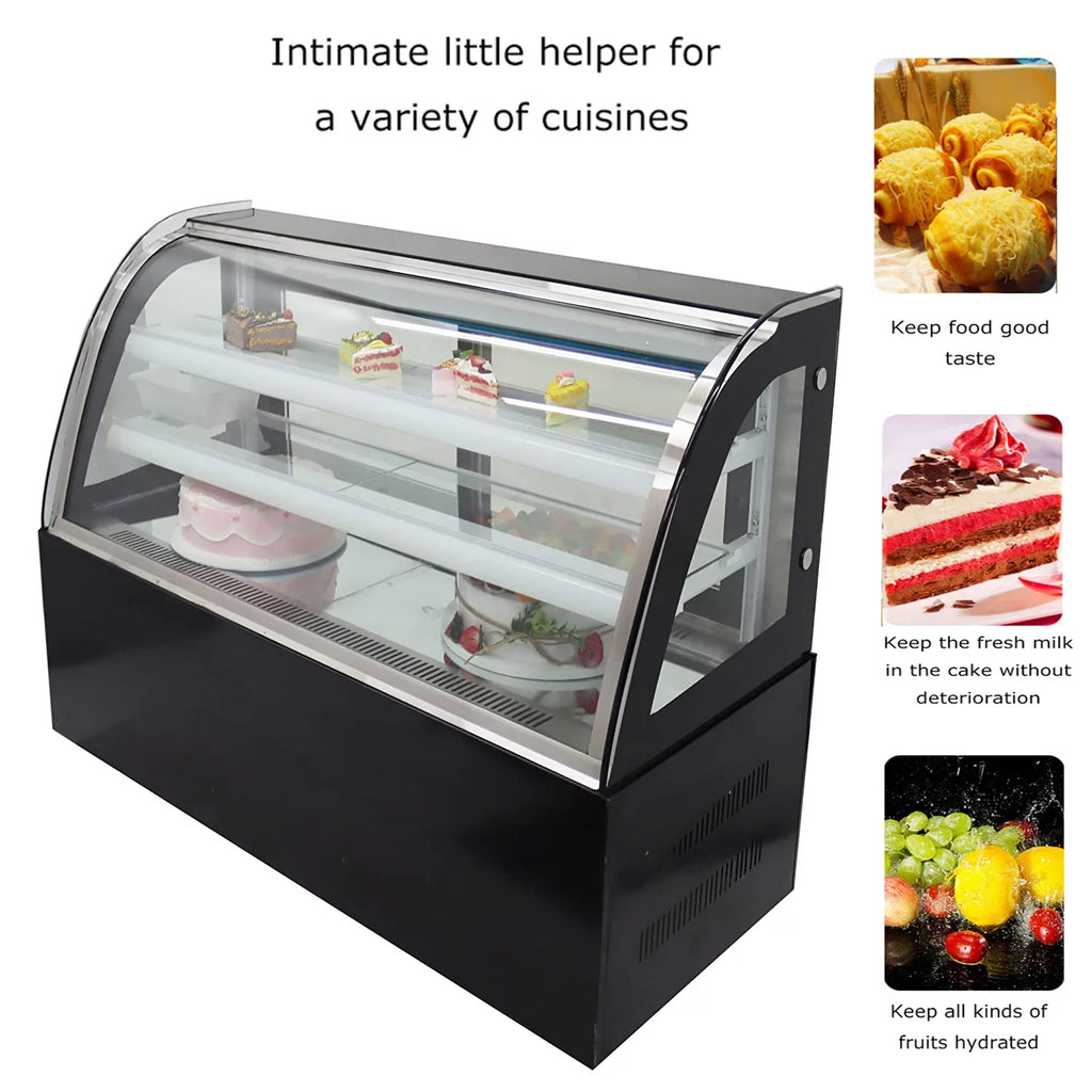 Refrigerated Cake Showcase Countertop Bakery Cabinet O92879