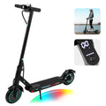 Electric Scooter Adults 350W Motor 8.5" Solid Tires Folding Black V156