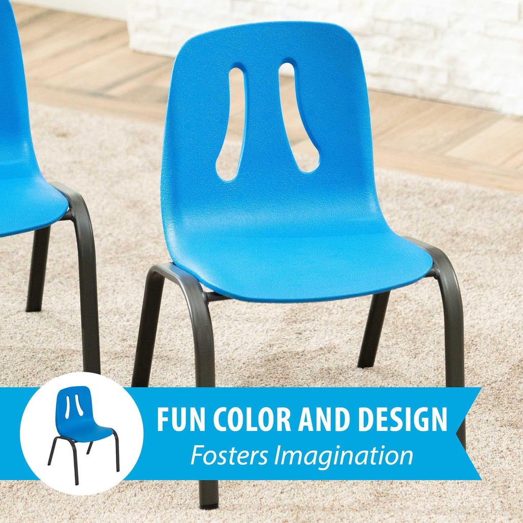 Children’s Stacking Chair 4 Pack Dragonfly Blue M212
