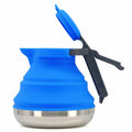 Portable Collapsible Camping Kettle 42 OZ Blue Y495640