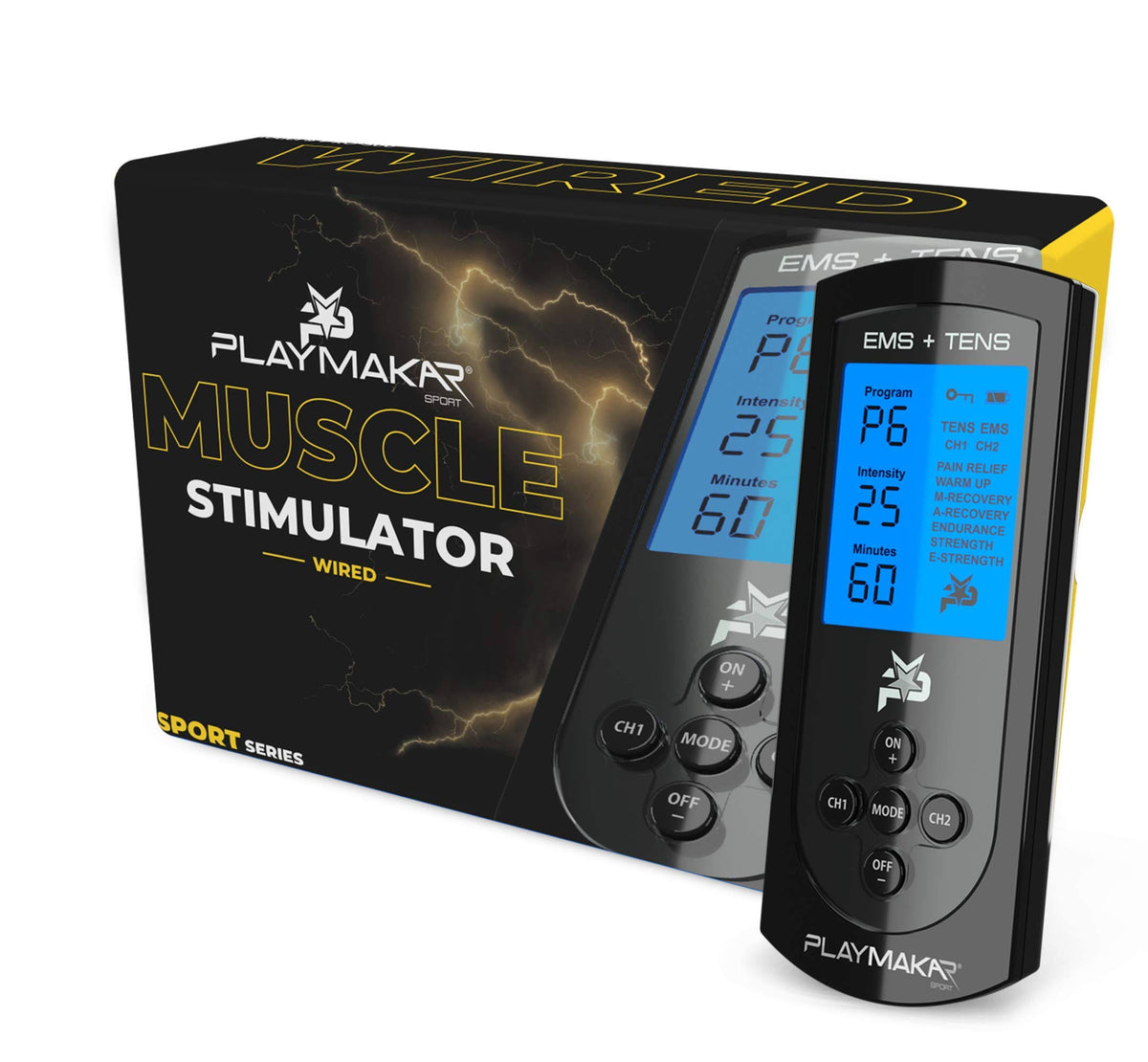 Sport Muscle Stimulator Black K7344