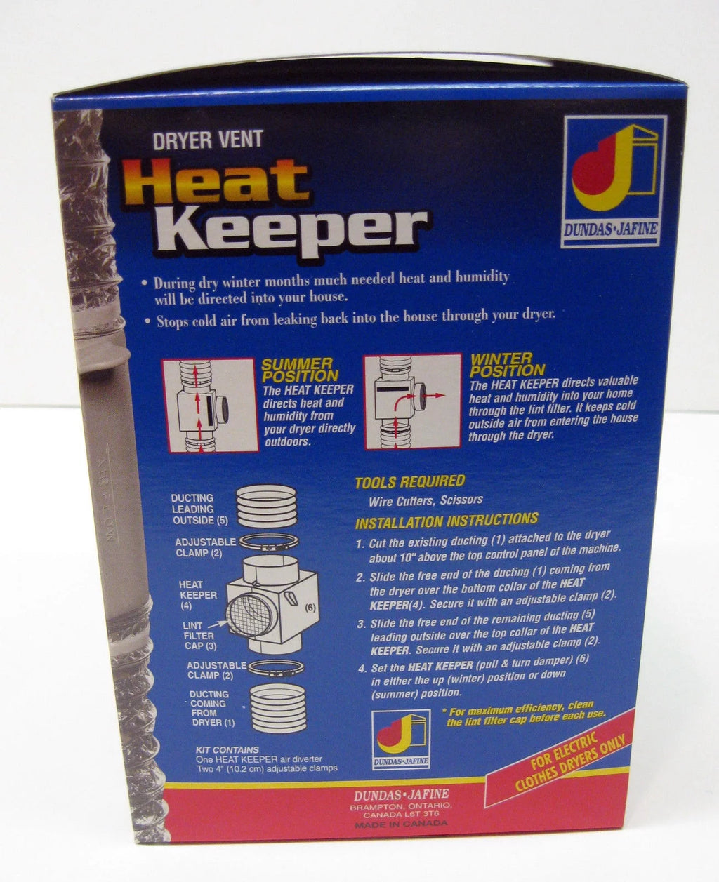 White Plastic Dryer Kit U57071